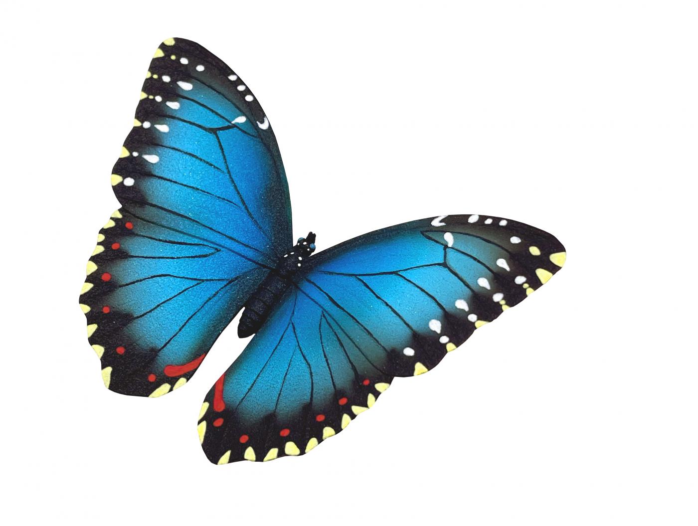 Bullyland Wild Animals: Bullyland Blue morpho butterfly