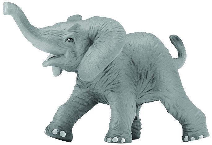 Safari Ltd 2385 African Elephant Baby trötend