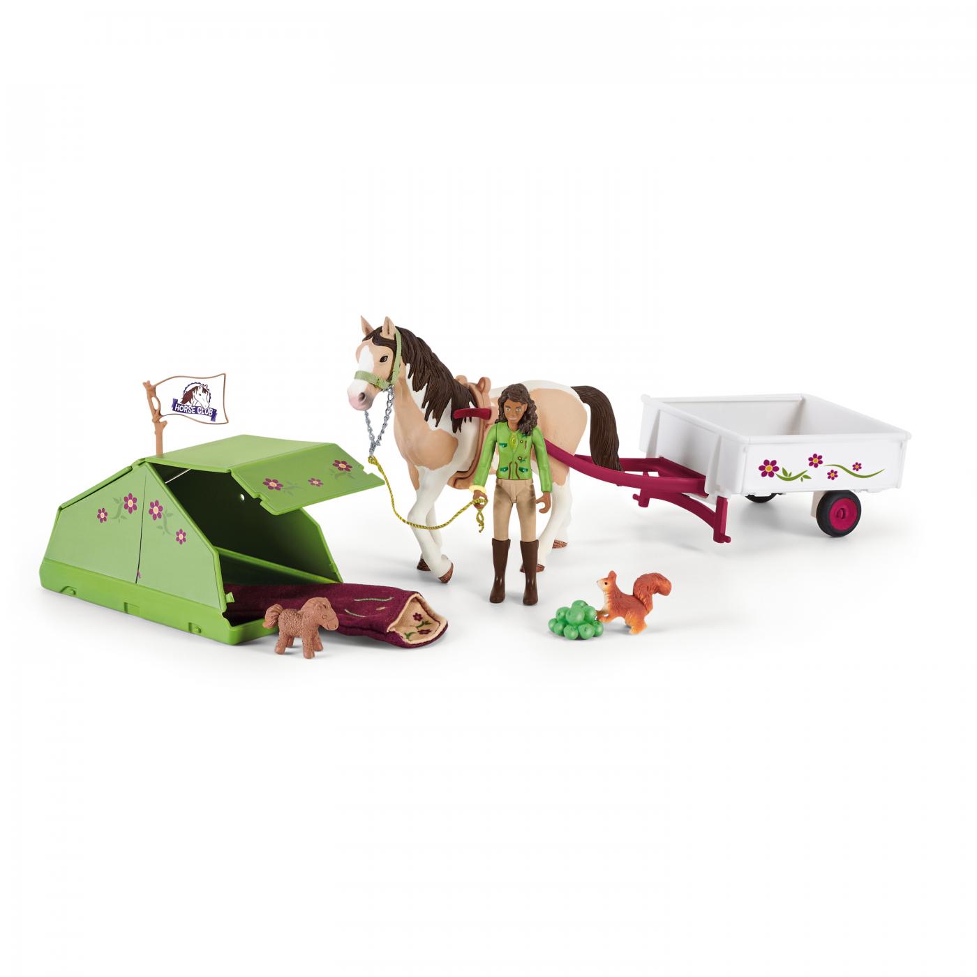 Schleich Horse Club Horses: Schleich Horse Club Sarah's camping trip 42533