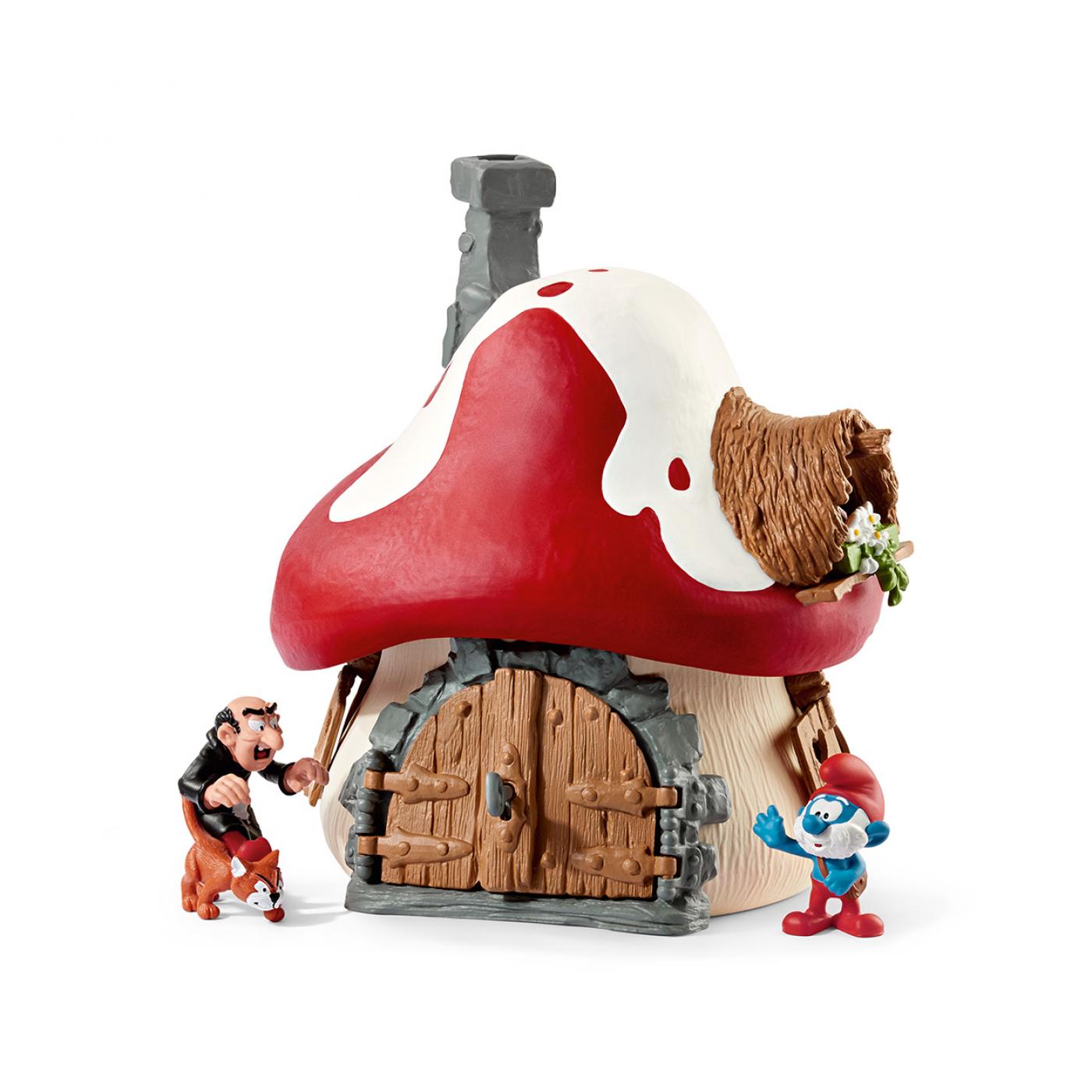 Schleich Smurf House with 2 figures 20803